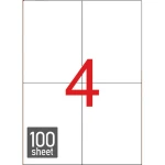 Ετικέτες Εκτυπωτών 105x148.5mm Αυτοκόλλητες Typolabel TL0411
