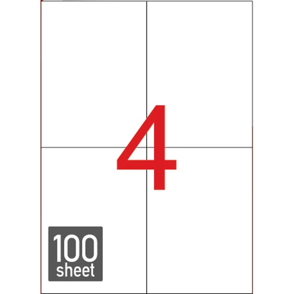 Ετικέτες Εκτυπωτών 105x148.5mm Αυτοκόλλητες Typolabel TL0411