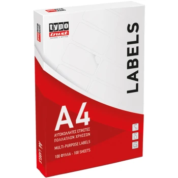 Ετικέτες Εκτυπωτών 105x37.12mm Αυτοκόλλητες Typolabel TL1611