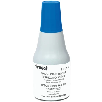 Μελάνι Trodat 7021 Μπλε Ανεξίτηλο Σφραγίδων 25ml