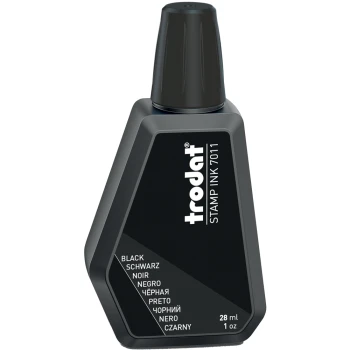 Trodat 7011 Μαύρο 28ml Μελάνι Σφραγίδων για ταμπόν