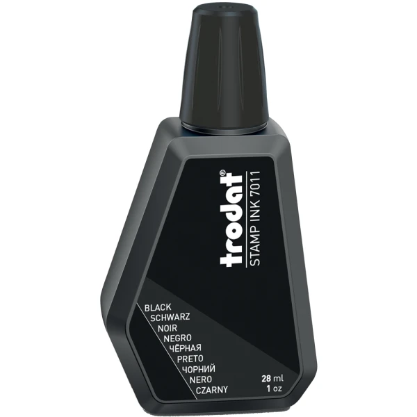 ΜΕΛΑΝΙ TRODAT 7011 ΜΑΥΡΟ ΓΙΑ ΤΑΜΠΟΝ ΣΦΡΑΓΙΔΩΝ 28ml