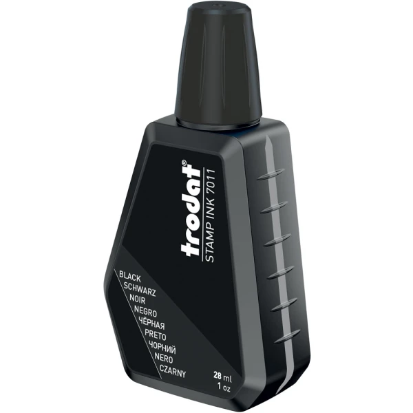 ΜΕΛΑΝΙ ΣΦΡΑΓΙΔΩΝ TRODAT 7011 ΜΑΥΡΟ 28ml ΓΙΑ ΤΑΜΠΟΝ
