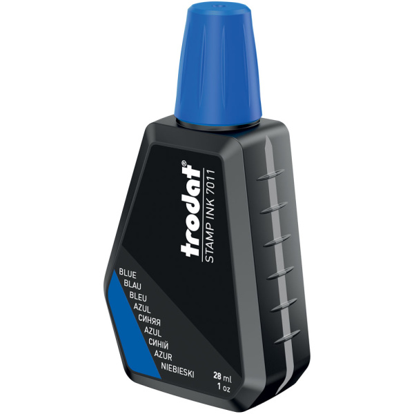 ΜΕΛΑΝΙ ΣΦΡΑΓΙΔΩΝ TRODAT 7011 ΜΠΛΕ 28ml ΓΙΑ ΤΑΜΠΟΝ