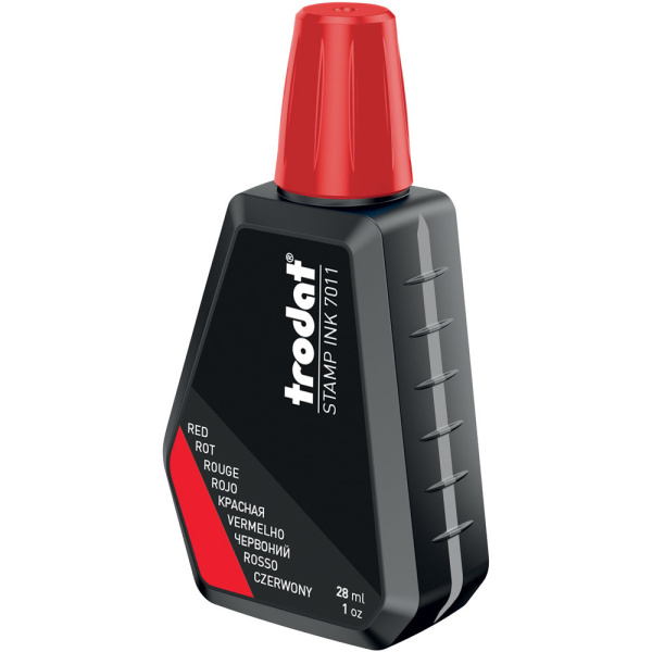 ΜΕΛΑΝΙ ΣΦΡΑΓΙΔΩΝ TRODAT 7011 KOKKINO 28ml ΓΙΑ ΤΑΜΠΟΝ