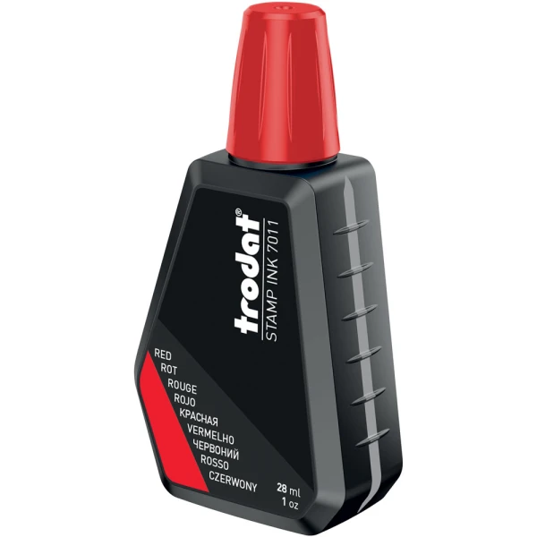 ΜΕΛΑΝΙ ΣΦΡΑΓΙΔΩΝ TRODAT 7011 KOKKINO 28ml ΓΙΑ ΤΑΜΠΟΝ