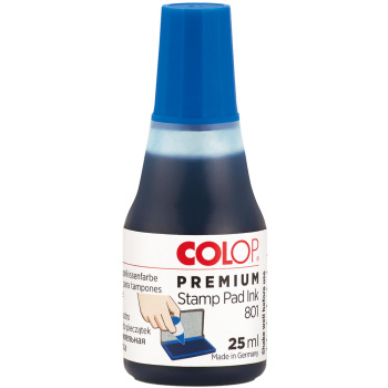 Μελάνι Σφραγίδων Colop 801 Μπλε 25ml για ταμπόν