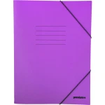 Φάκελος με αυτιά και λάστιχο Μωβ Πρέσπαν Premium 25x35cm
