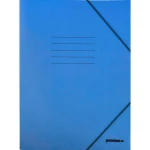 Φάκελος με αυτιά και λάστιχο Μπλε Πρέσπαν Premium 25x35cm