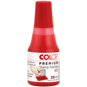 Μελάνι Σφραγίδων Colop 801 Κόκκινο 25ml για ταμπόν