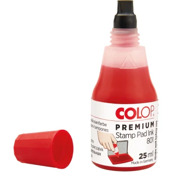 Μελάνι Σφραγίδων Colop 801 Κόκκινο 25ml για ταμπόν