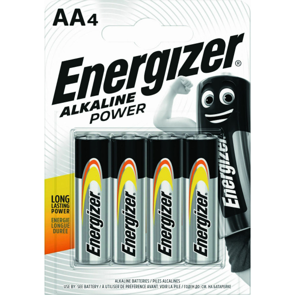 Μπαταρίες Energizer Αλκαλικές ΑΑ/LR6 σε blister 4ων Τεμαχίων