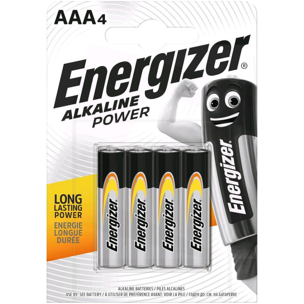 Μπαταρίες Energizer Αλκαλικές ΑΑA/LR03 σε blister 4ων Τεμαχίων