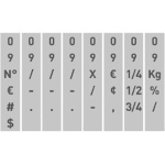 trodat printy 15128 numberer 8 bands additional characters
