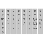 trodat printy 15128 numberer 8 bands additional characters