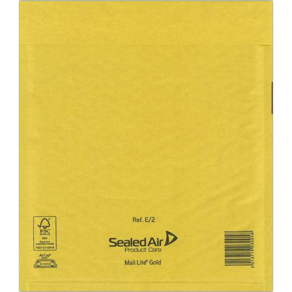 ΦΑΚΕΛΟΣ ΦΥΣΑΛΙΔΩΝ 220x260mm SEALED AIR E/2 MAIL LITE GOLD