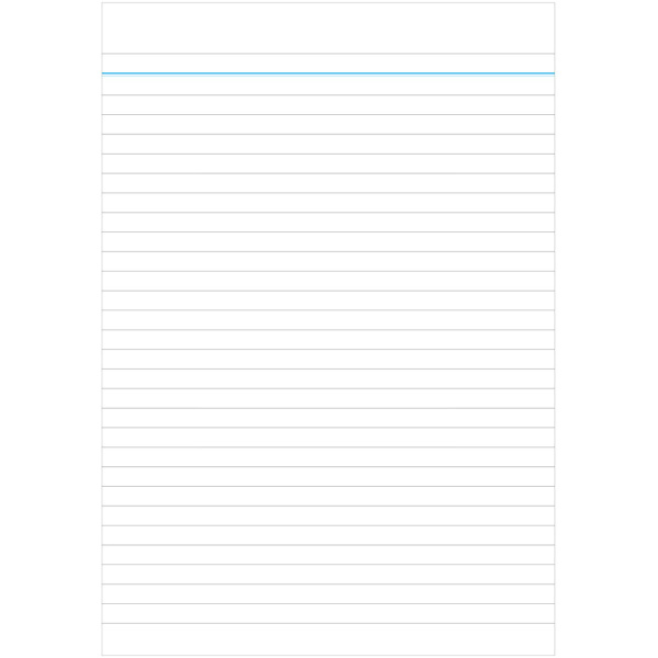 Φυλλάδα Ριγέ 100 Φύλλων Typotrust 25x35cm No 503α