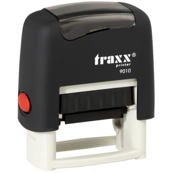 Σφραγίδα Traxx Printer 9010 Αυτομελανώμενη Μαύρη για κατασκευή σφραγίδας έως 2 μικρών λέξεων.