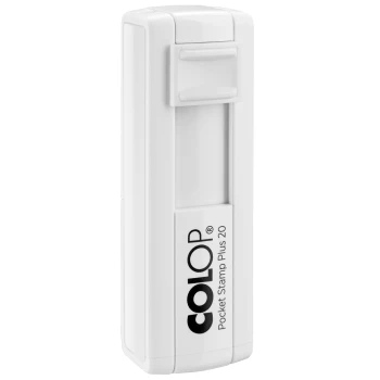 Σφραγίδα Λευκή Colop Pocket Plus 20 Stamp Τσέπης