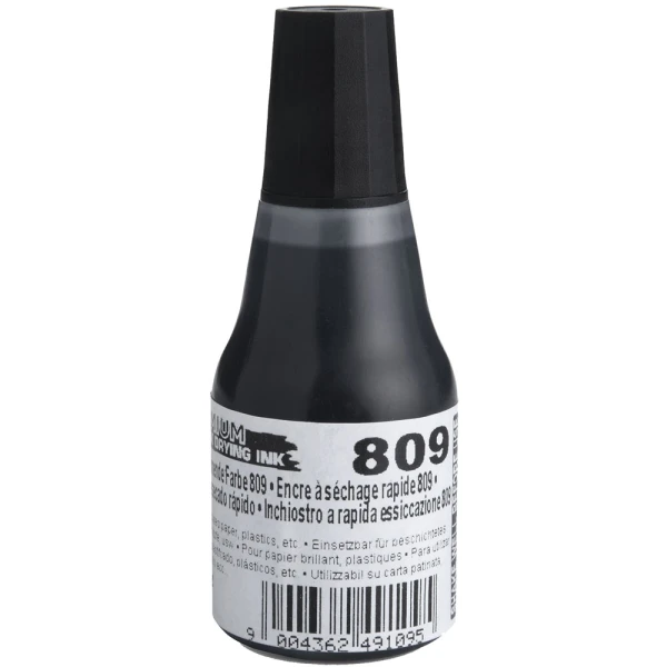 Μελάνι Colop 809 Μαύρο Ανεξίτηλο Σφραγίδων 25ml Premium