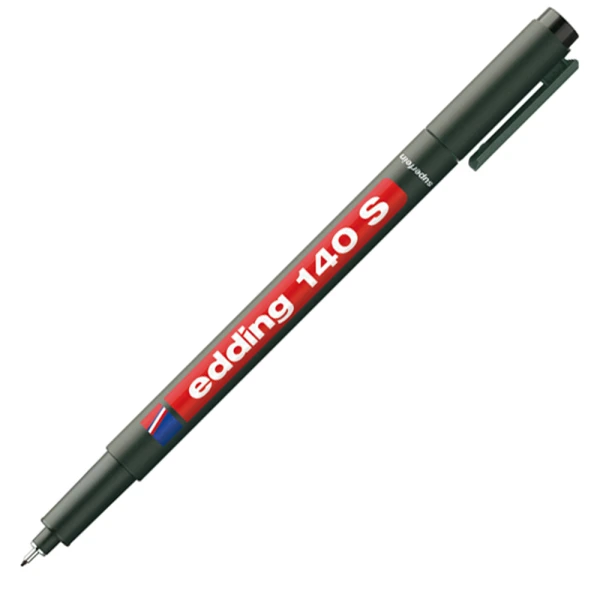 Edding 140s Μαύρος Μαρκαδόρος Ανεξίτηλος 0.3mm