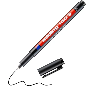 Edding 140s Μαύρος Μαρκαδόρος Ανεξίτηλος 0.3mm