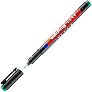 ΜΑΡΚΑΔΟΡΟΣ EDDING 141/F ΑΝΕΞΙΤΗΛΟΣ ΠΡΑΣΙΝΟΣ 0.6MM ΣΤΡΟΓΓΥΛΟΣ