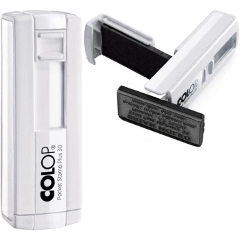 COLOP POCKET STAMP PLUS 30 ΛΕΥΚΗ ΣΦΡΑΓΙΔΑ ΤΣΕΠΗΣ
