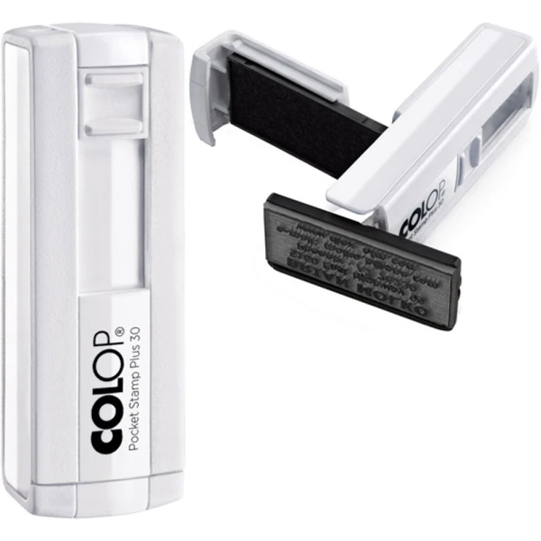 COLOP POCKET STAMP PLUS 30 ΛΕΥΚΗ ΣΦΡΑΓΙΔΑ ΤΣΕΠΗΣ