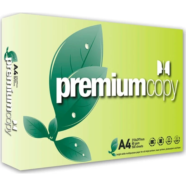 Χαρτί Α4 Premium 80gr Λευκό 210x297mm πακέτο 500 φύλλα