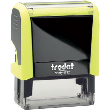 Σφραγίδα Trodat Printy 4912 Κίτρινη Neon Αυτομελανώμενη