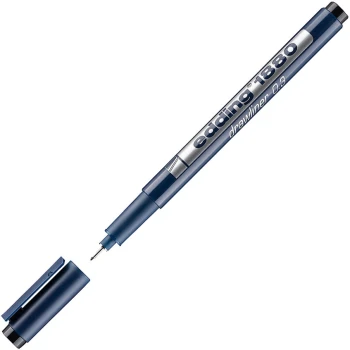 ΜΑΡΚΑΔΟΡΟΣ ΣΧΕΔΙΟΥ 0.3mm ΜΑΥΡΟΣ EDDING 1880 DRAWLINER