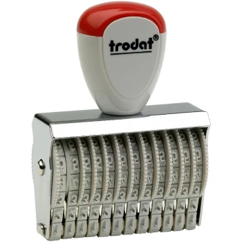 ΣΦΡΑΓΙΔΑ ΑΡΙΘΜΗΣΗΣ TRODAT 15312 ΜΕ 12 ΑΡΙΘΜΟΥΣ ΥΨΟΥΣ 3mm
