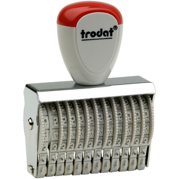 Trodat 15312 Σφραγίδα Αρίθμησης 12 Αριθμών ύψους 3mm