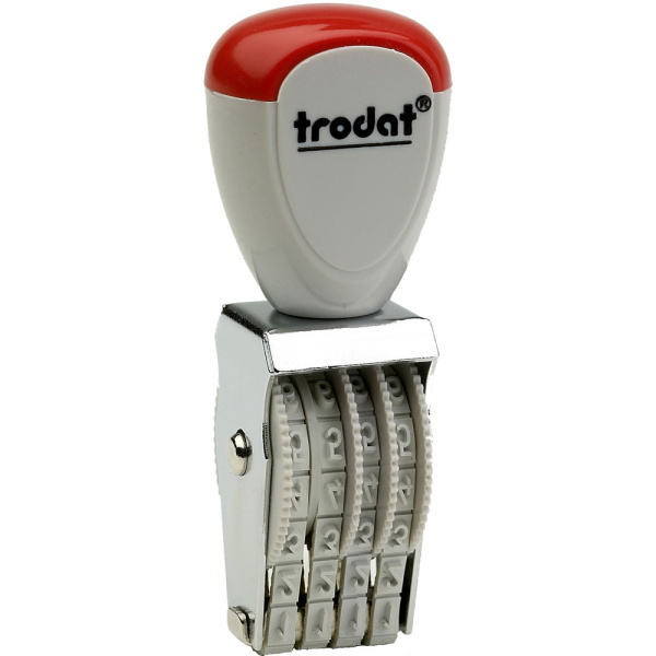 Trodat 1534 Σφραγίδα Αρίθμησης 4ων Αριθμών ύψους 3mm
