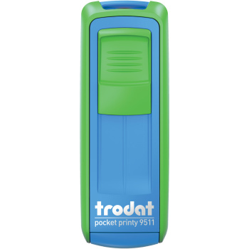 Σφραγίδα Πράσινη-Μπλε Trodat Pocket Printy 9511 Τσέπης