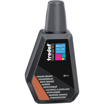 ΜΕΛΑΝΙ TRODAT 7012 ORANGE BROWN 28ml ΓΙΑ ΤΑΜΠΟΝ ΣΦΡΑΓΙΔΩΝ