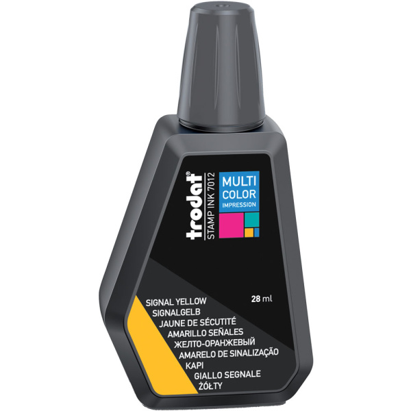 Μελάνι Trodat 7012 Signal Yellow 28ml για ταμπόν σφραγίδων