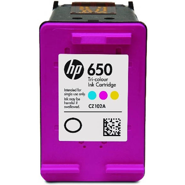 Μελάνι Hp 650 Tri-Colour CZ102AE Inkjet Cartridge