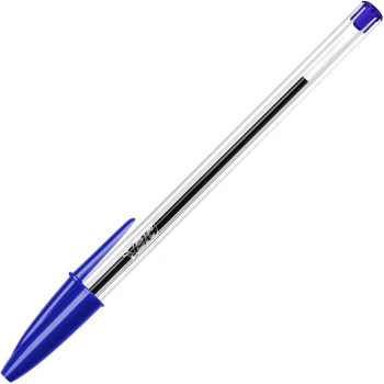 Bic Cristal Μπλε Στυλό Διαρκείας Medium 1mm