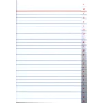Φυλλάδα Ευρετήριο 586 (Α-Ω) 200 φύλλων 25x35cm Typotrust