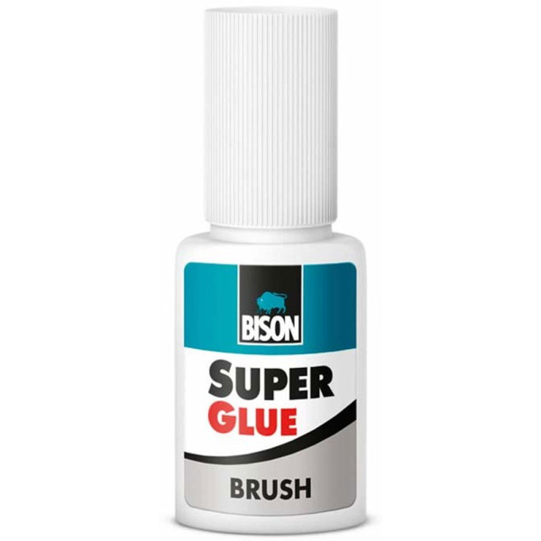 Bison Super Glue 5gr με πινέλο κόλλα στιγμής
