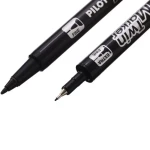 ΜΑΡΚΑΔΟΡΟΣ ΜΑΥΡΟΣ PILOT TWIN MARKER FINE + EXTRA FINE ΜΕ ΔΙΠΛΗ ΜΥΤΗ