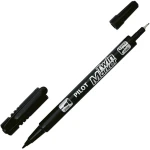 Pilot Twin Marker Μαρκαδόρος Μαύρος Fine - Extra Fine