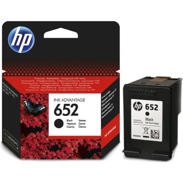Μελάνι Hp 652 Black F6V25AE Inkjet Cartridge