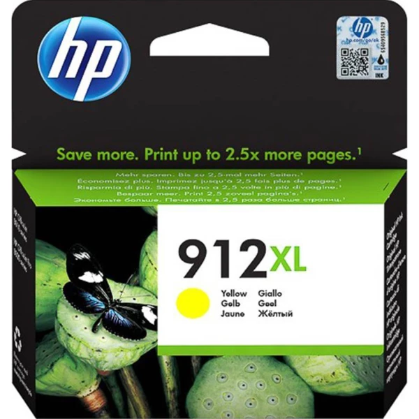 ΜΕΛΑΝΙ HP 912XL YELLOW INKJET CARTRIDGE 3YL83AE