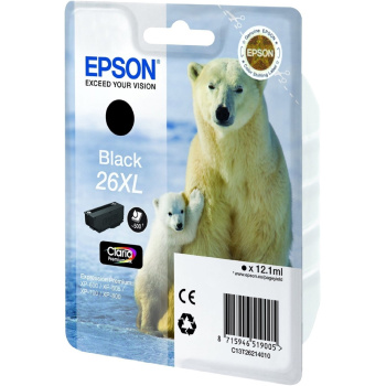 ΜΕΛΑΝΙ EPSON 26XL BLACK INKJET CARTRIDGE C13T26214012