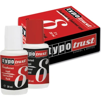 ΔΙΟΡΘΩΤΙΚΟ ΥΓΡΟ & ΔΙΑΛΥΤΙΚΟ ΣΕΤ 2X20ml TYPOTRUST TC6022
