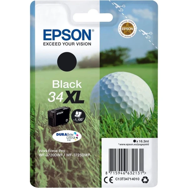 ΜΕΛΑΝΙ EPSON 34XL BLACK INKJET CARTRIDGE C13T34714010