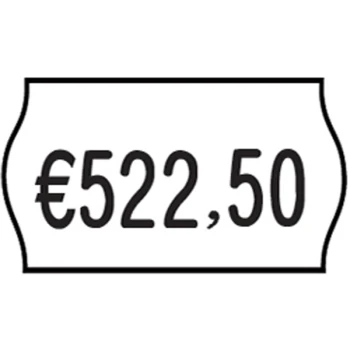 ΕΤΙΚΕΤΕΣ ΕΤΙΚΕΤΟΓΡΑΦΟΥ 22x12mm ΛΕΥΚΕΣ ΟΒΑΛ ΣΕ ΡΟΛΟ PRINTEX